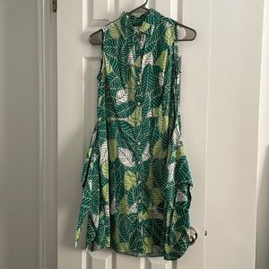 UNTUCKit Green Poppy Dress